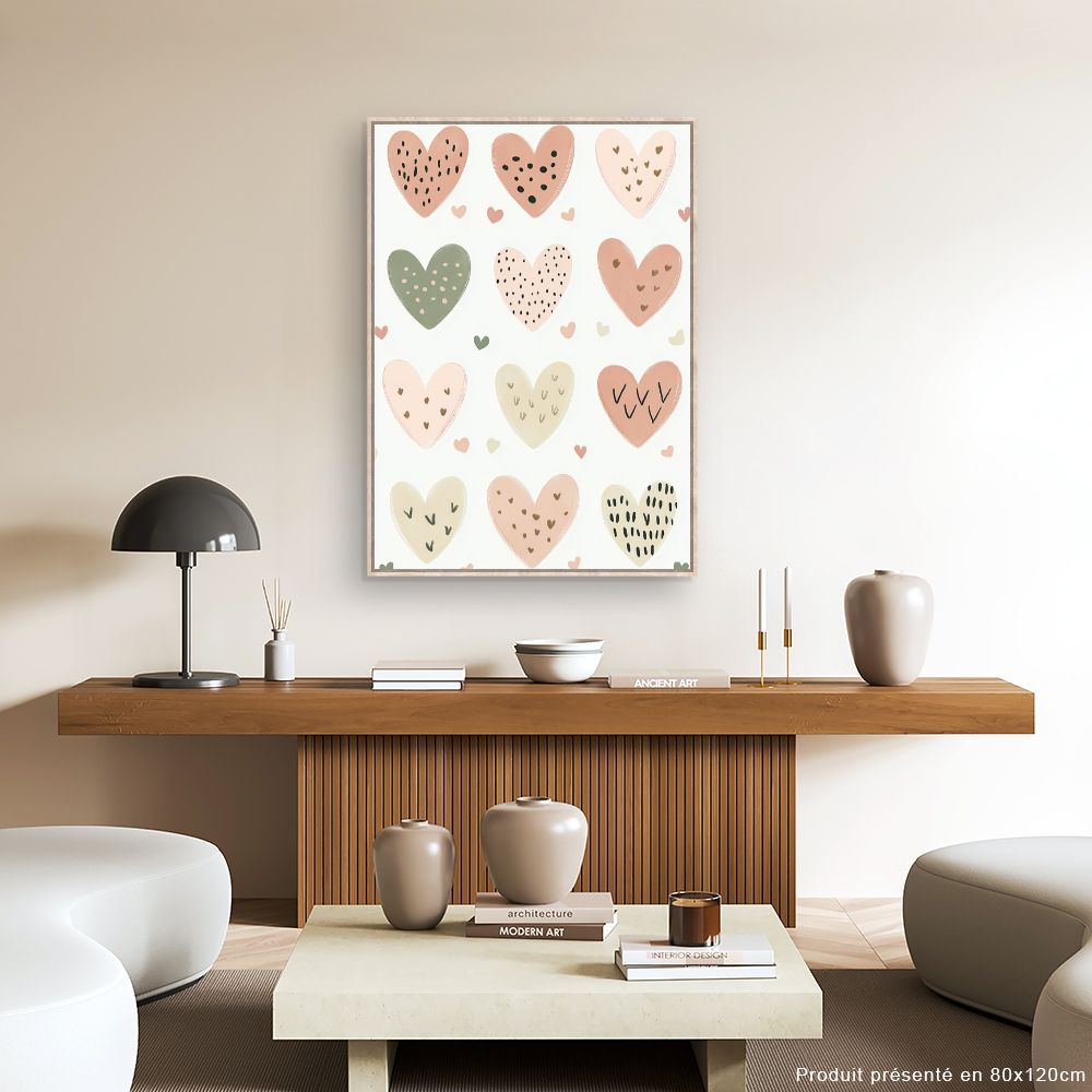 Tableau 'Curs pastel charmants'