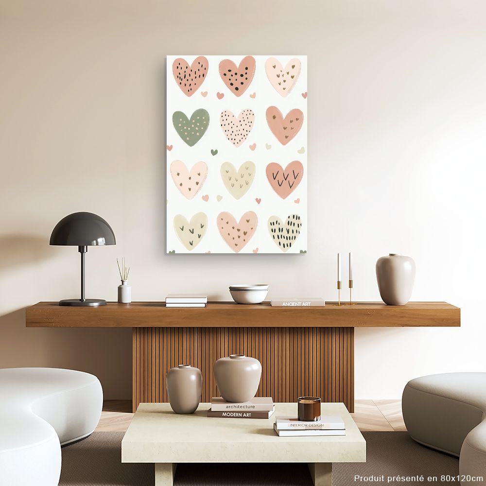 Tableau 'Curs pastel charmants'