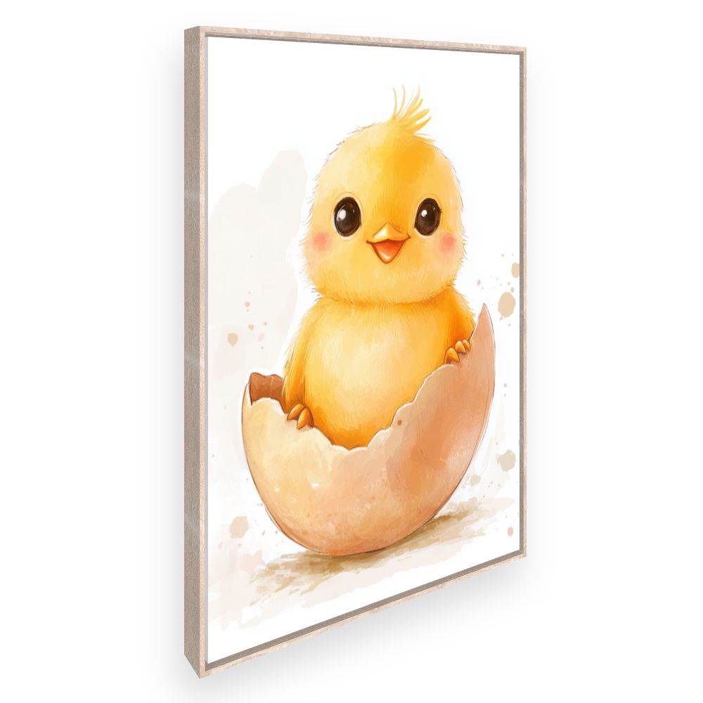 Tableau imprimé pour enfants 'Poussin adorable'