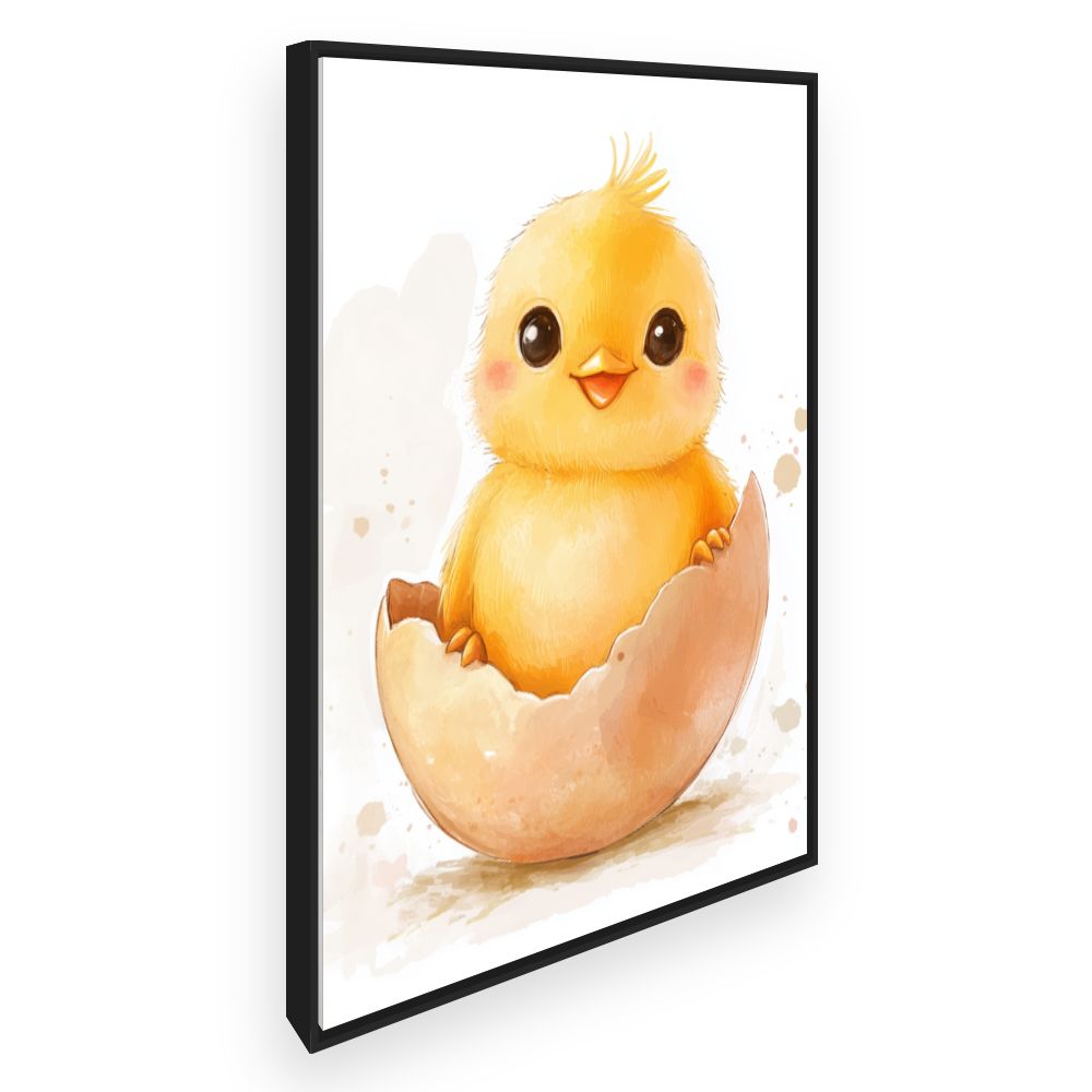 Tableau imprimé pour enfants 'Poussin adorable'