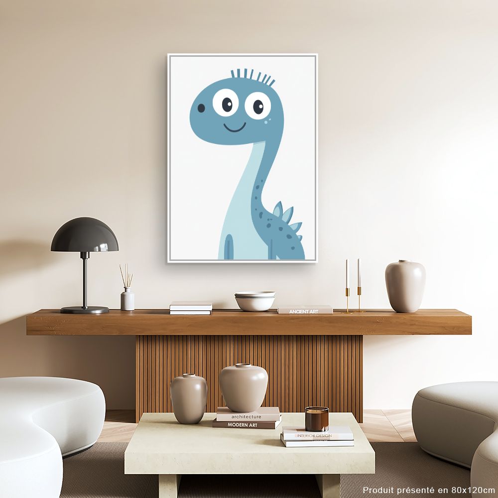 Tableau imprimé pour enfants 'Dino adorable'