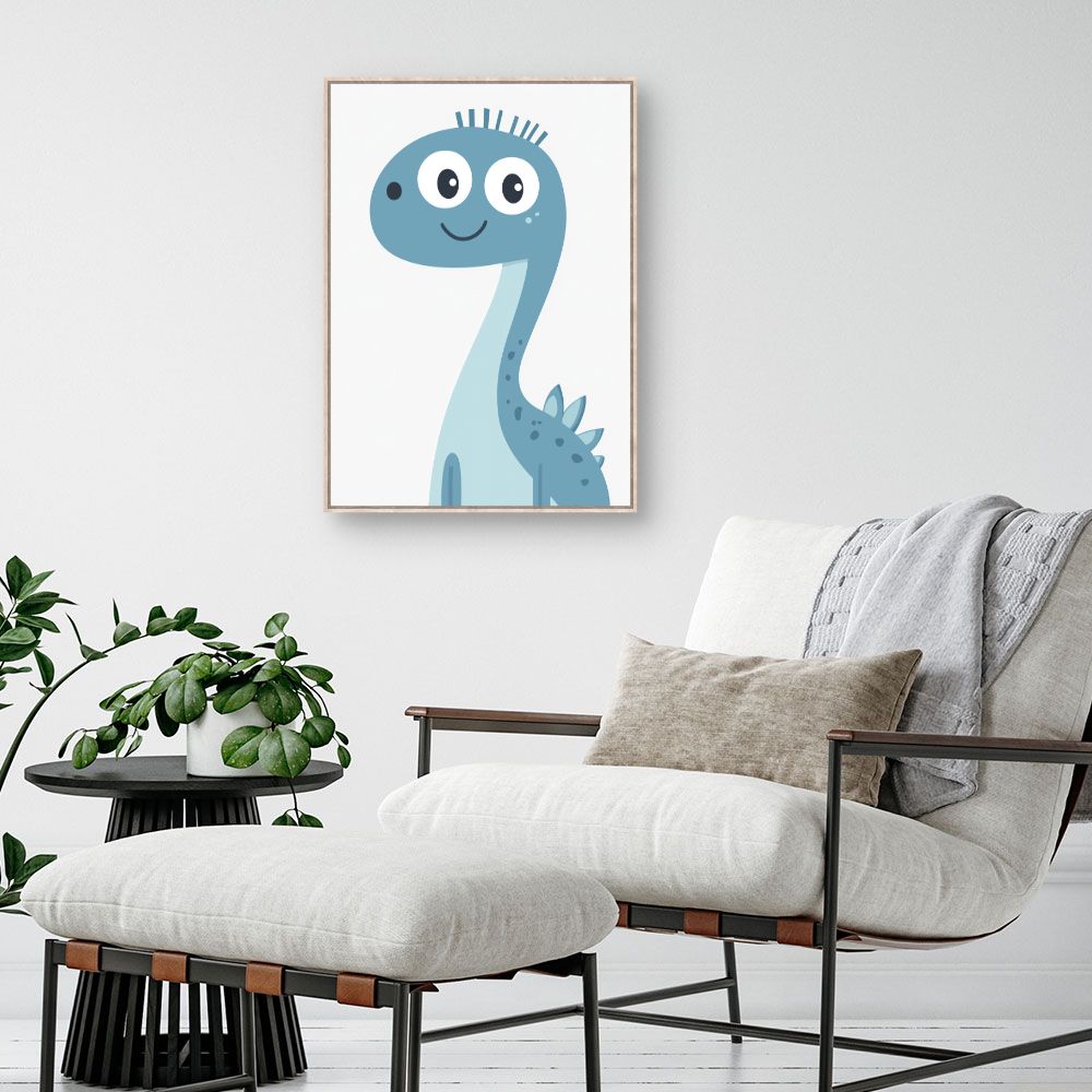 Tableau imprimé pour enfants 'Dino adorable'