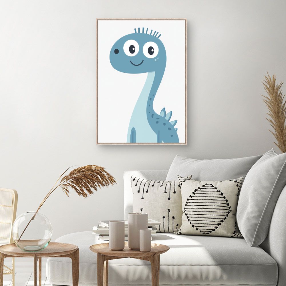 Tableau imprimé pour enfants 'Dino adorable'