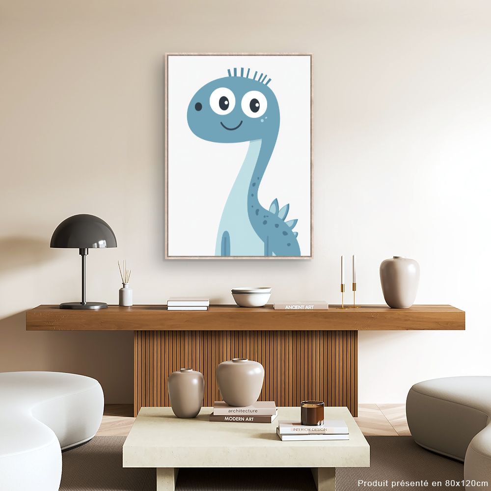 Tableau imprimé pour enfants 'Dino adorable'