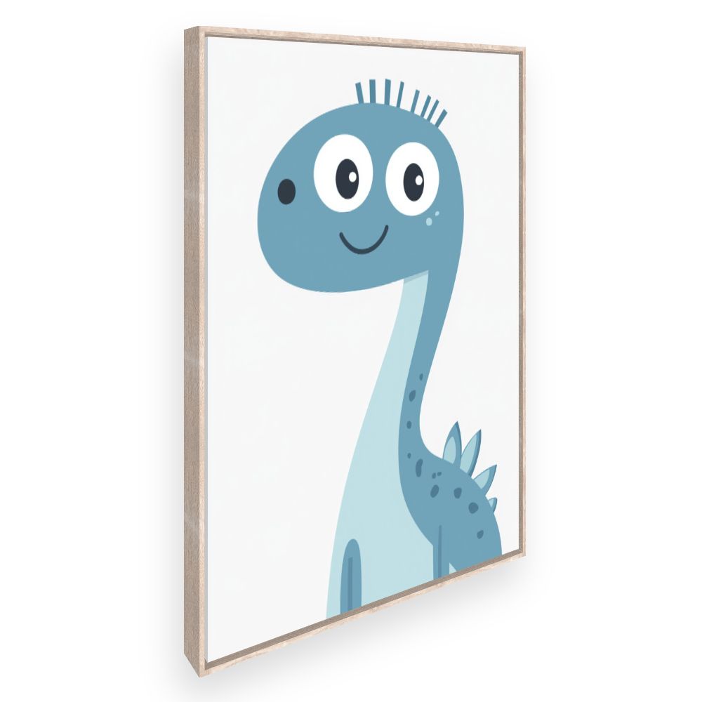 Tableau imprimé pour enfants 'Dino adorable'