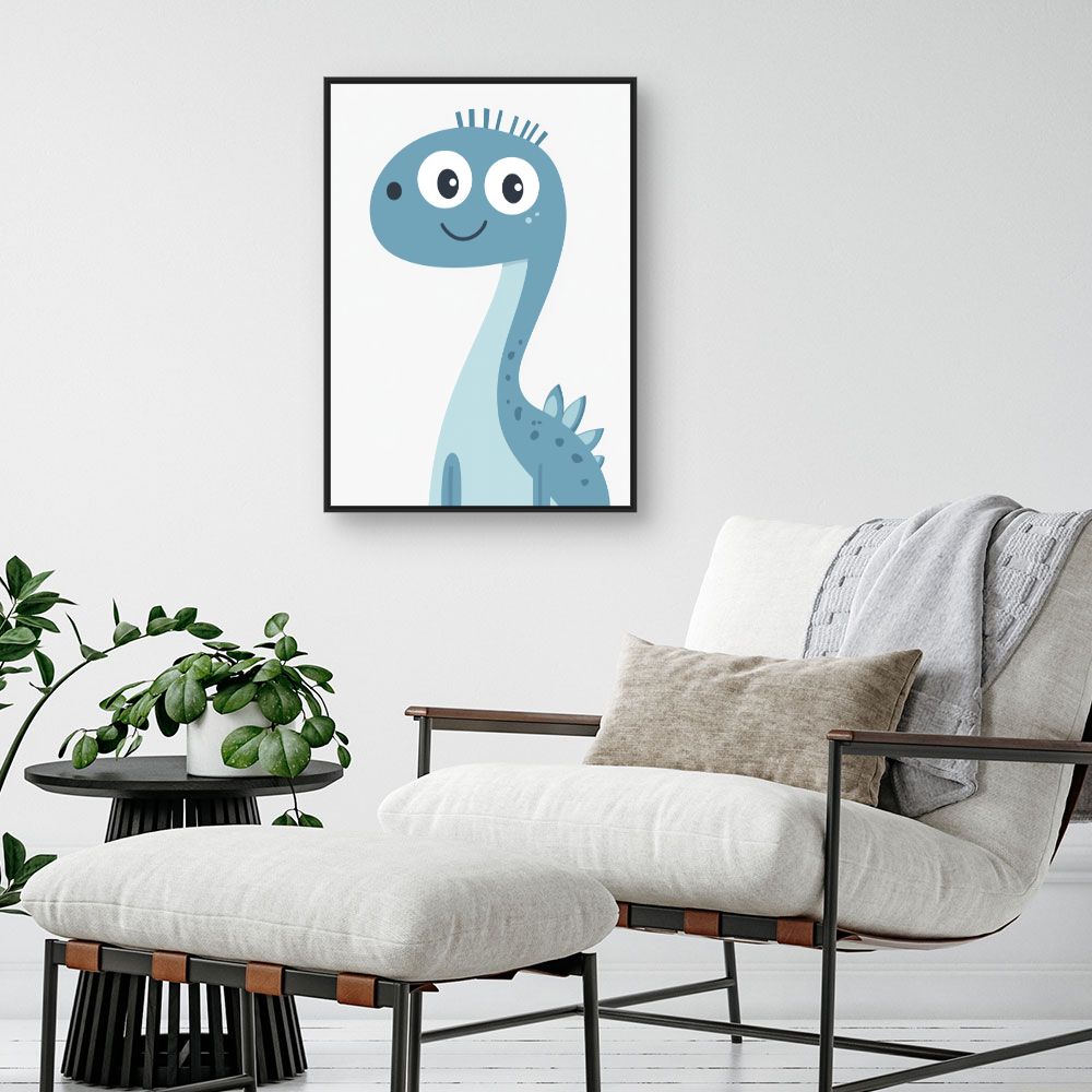 Tableau imprimé pour enfants 'Dino adorable'