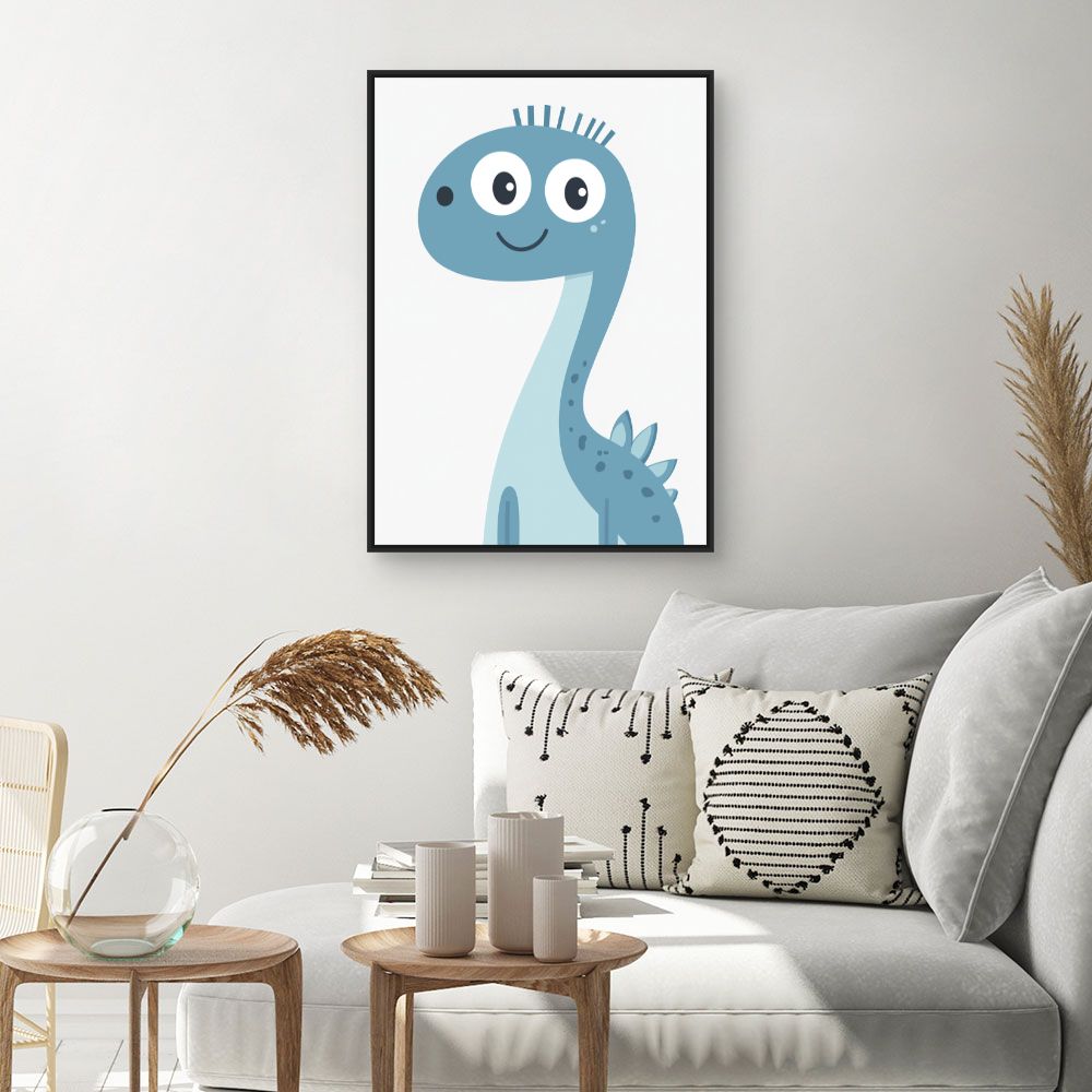 Tableau imprimé pour enfants 'Dino adorable'