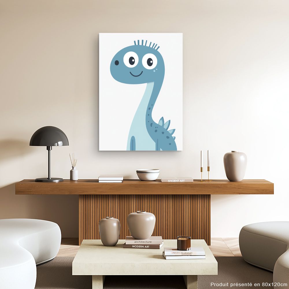 Tableau imprimé pour enfants 'Dino adorable'