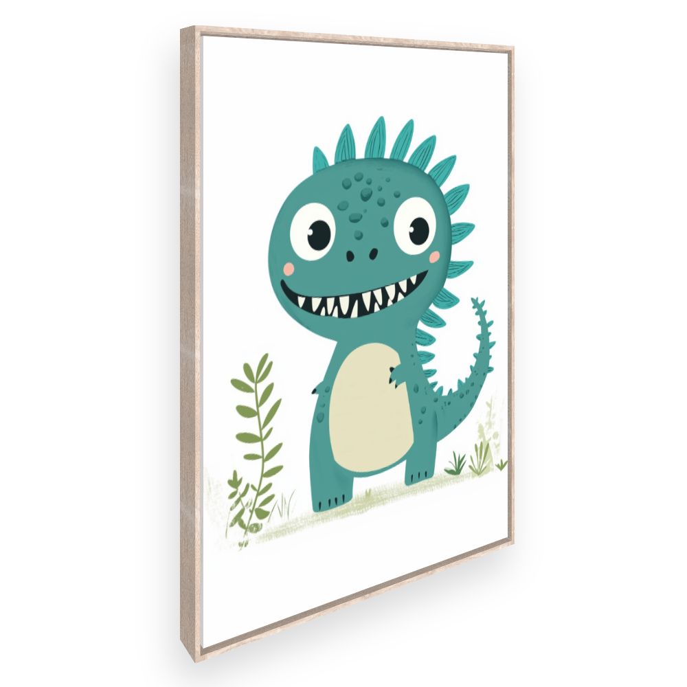 Tableau imprimé pour enfants 'Dino adorable'