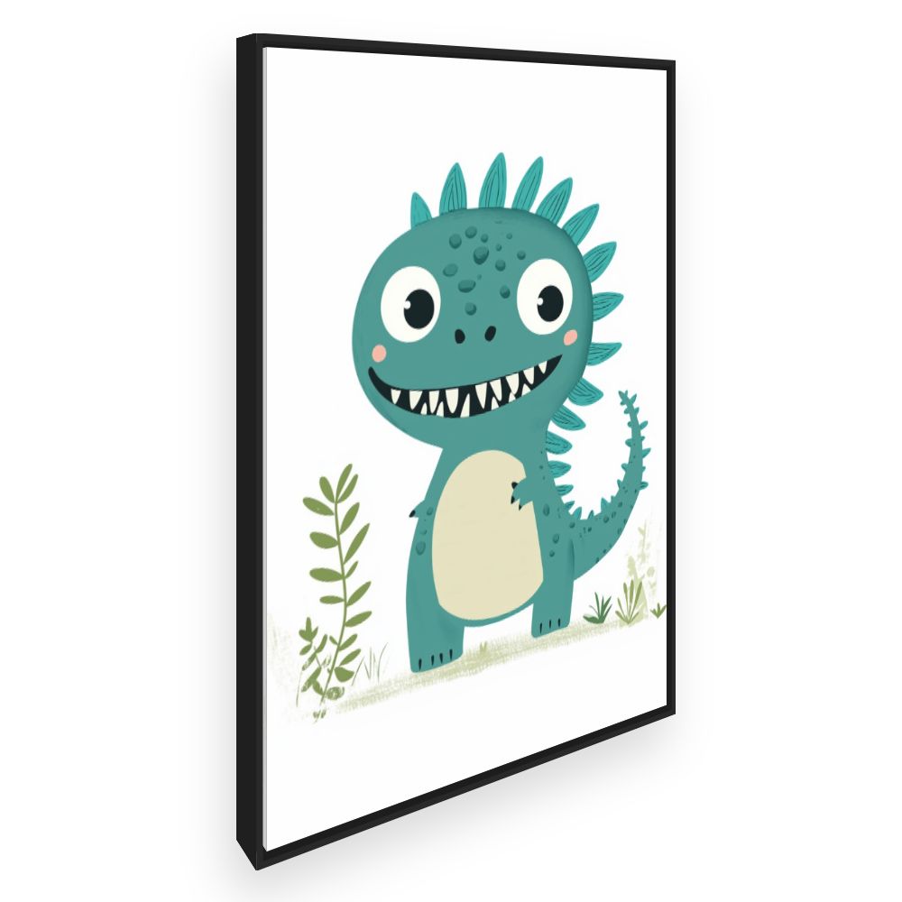 Tableau imprimé pour enfants 'Dino adorable'