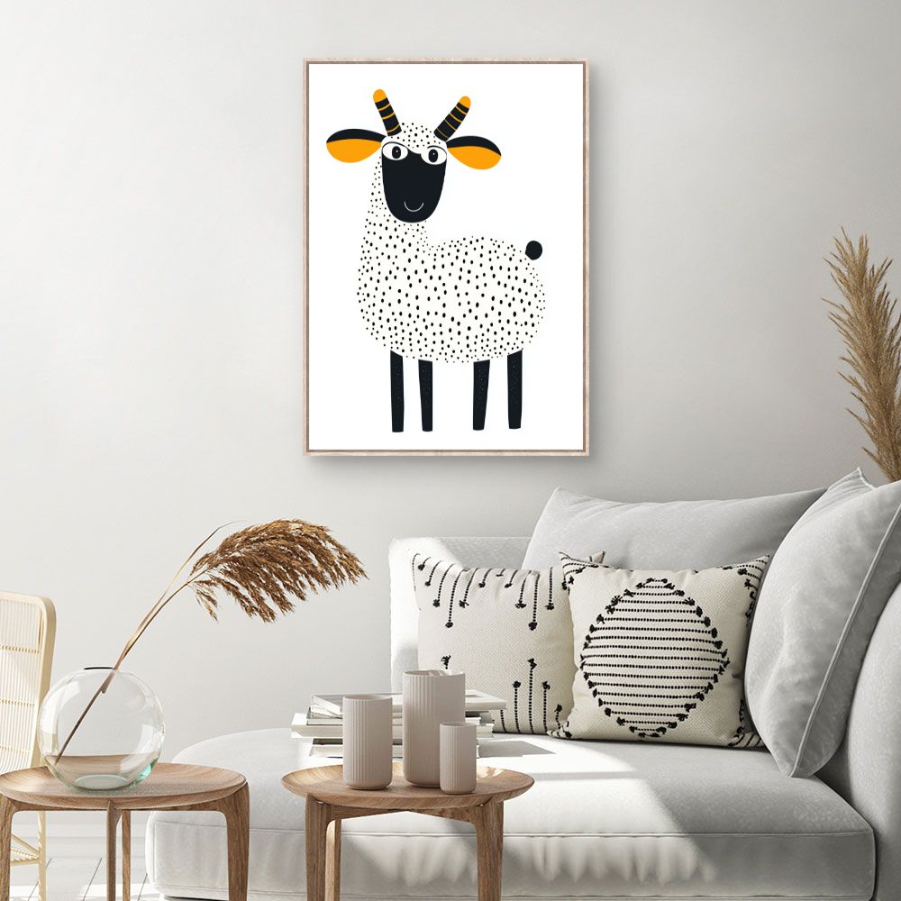 Tableau 'Mouton joyeux'
