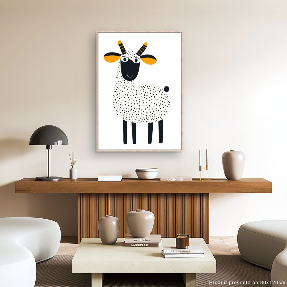 Tableau 'Mouton joyeux'