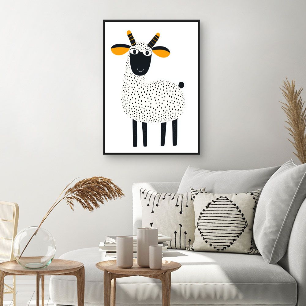 Tableau 'Mouton joyeux'