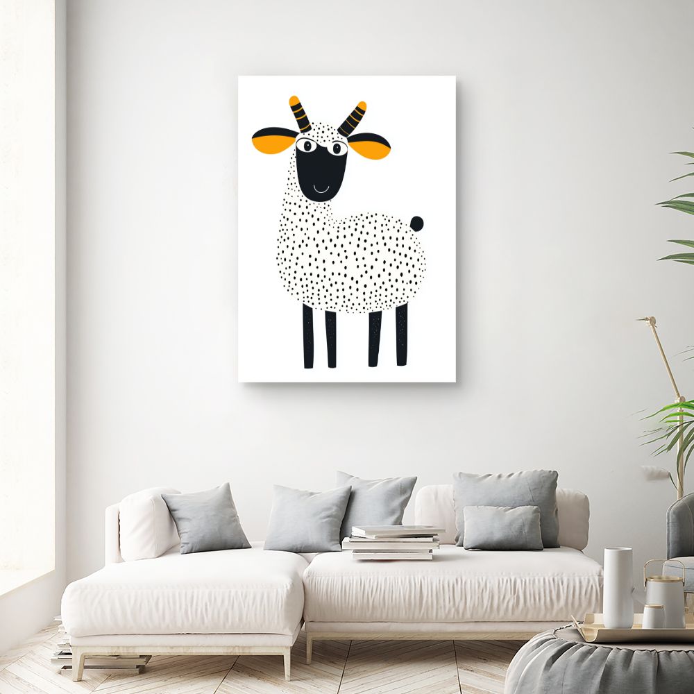 Tableau 'Mouton joyeux'