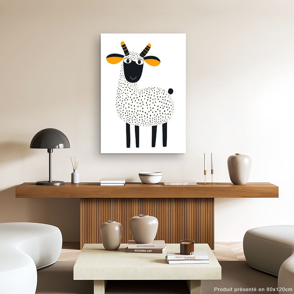 Tableau 'Mouton joyeux'