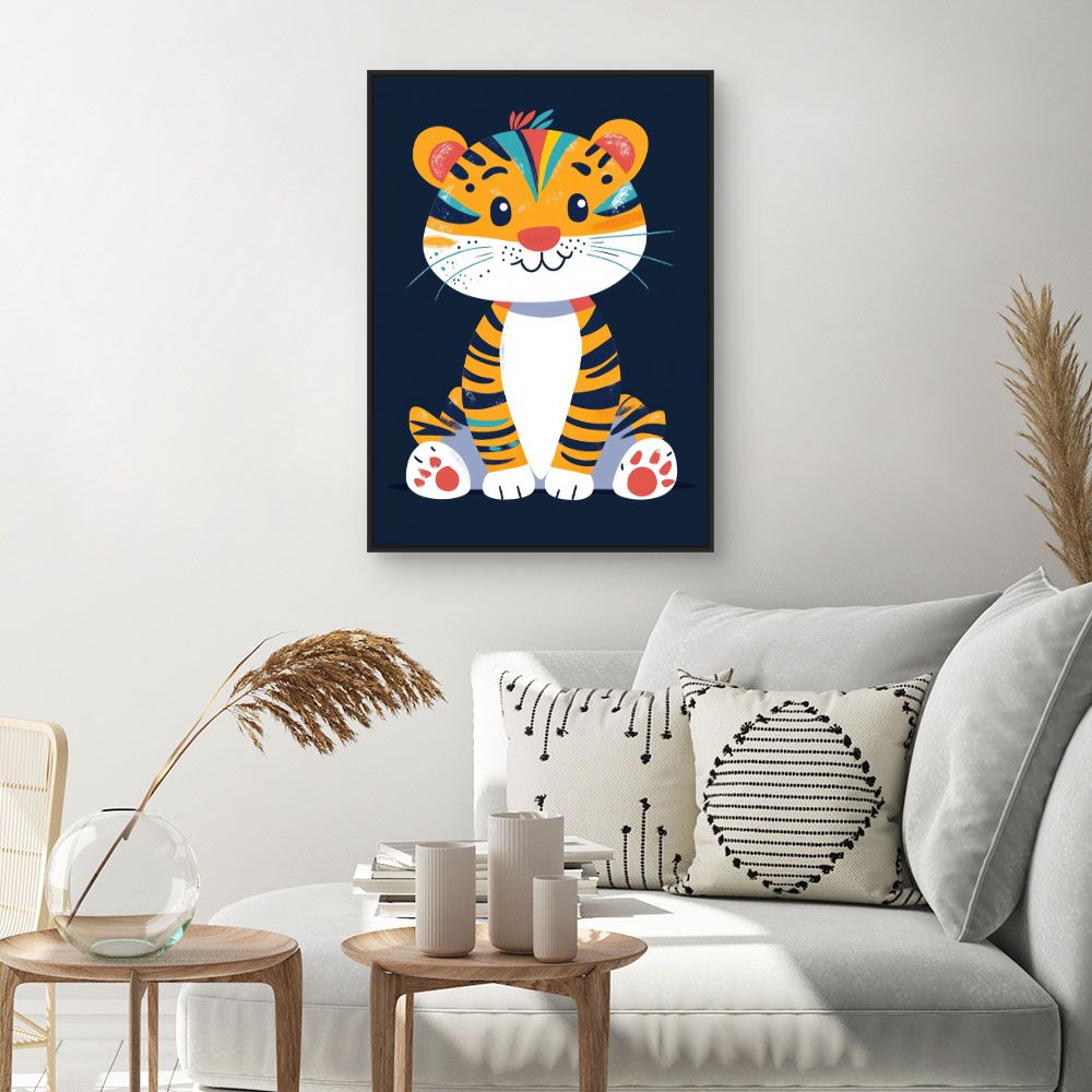 Tableau 'Tigre adorable'