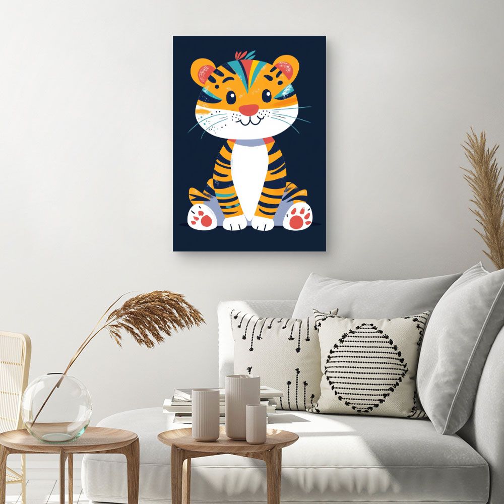 Tableau 'Tigre adorable'