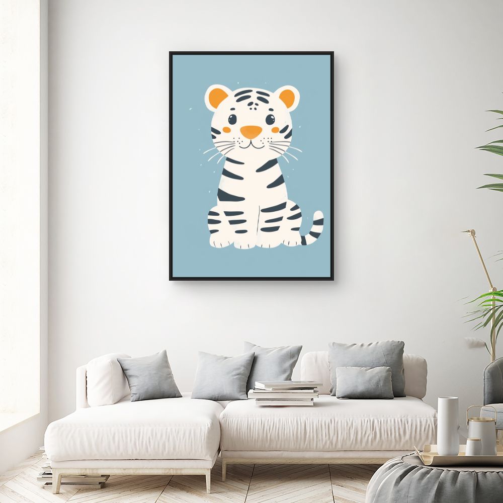 Tableau 'Tigre mignon'