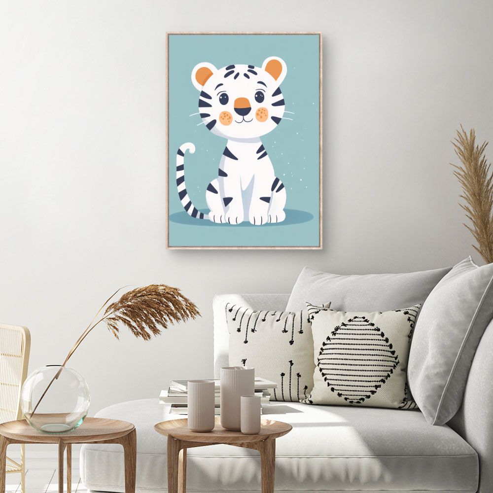 Tableau 'Tigre mignon'