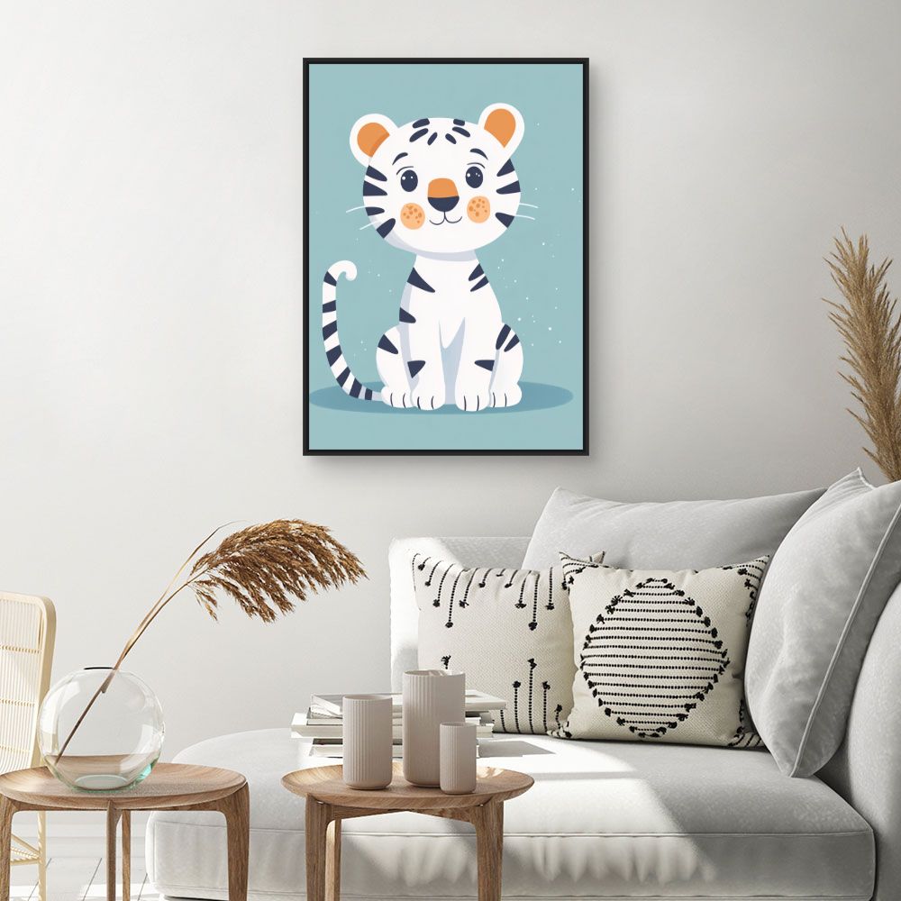Tableau 'Tigre mignon'