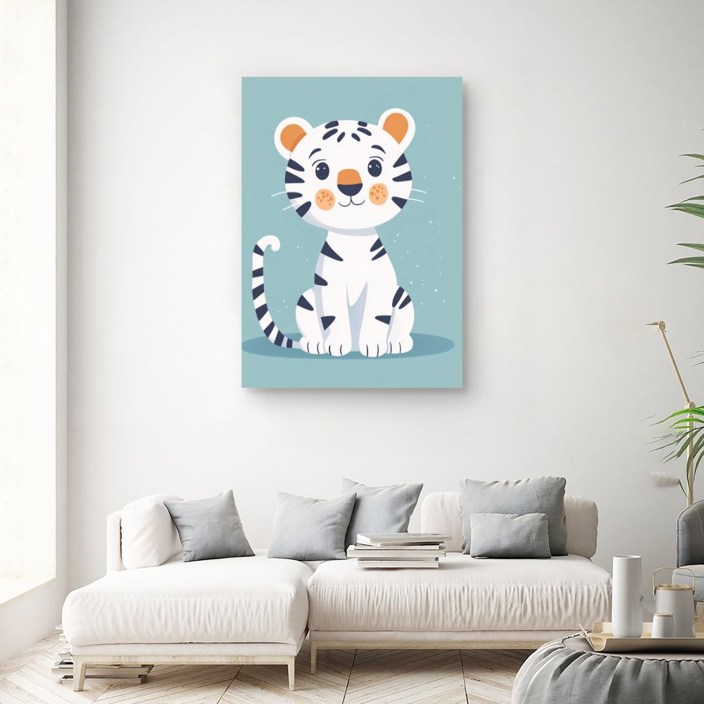 Tableau 'Tigre mignon'