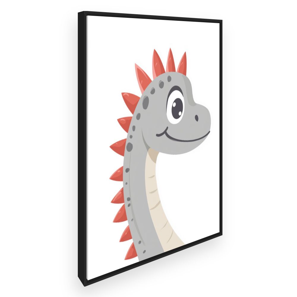 Tableau imprimé pour enfants 'Dino joyeux'