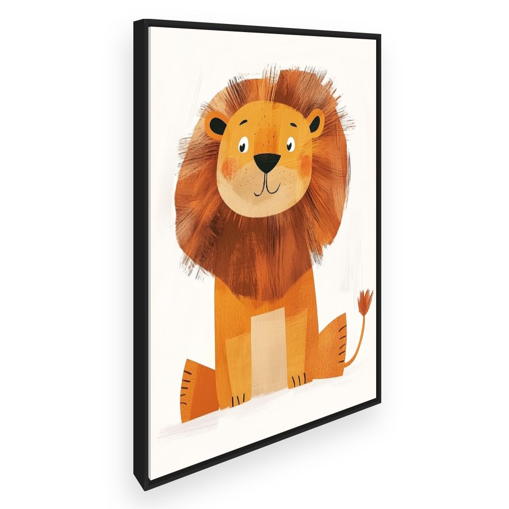 Tableau imprimé pour enfants 'Adorable lionceau'