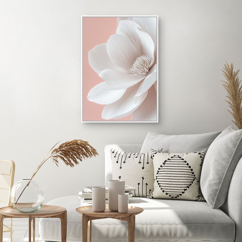 Toile "Fleur élégante"