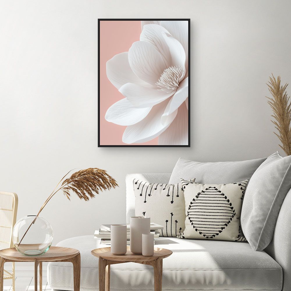 Toile "Fleur élégante"