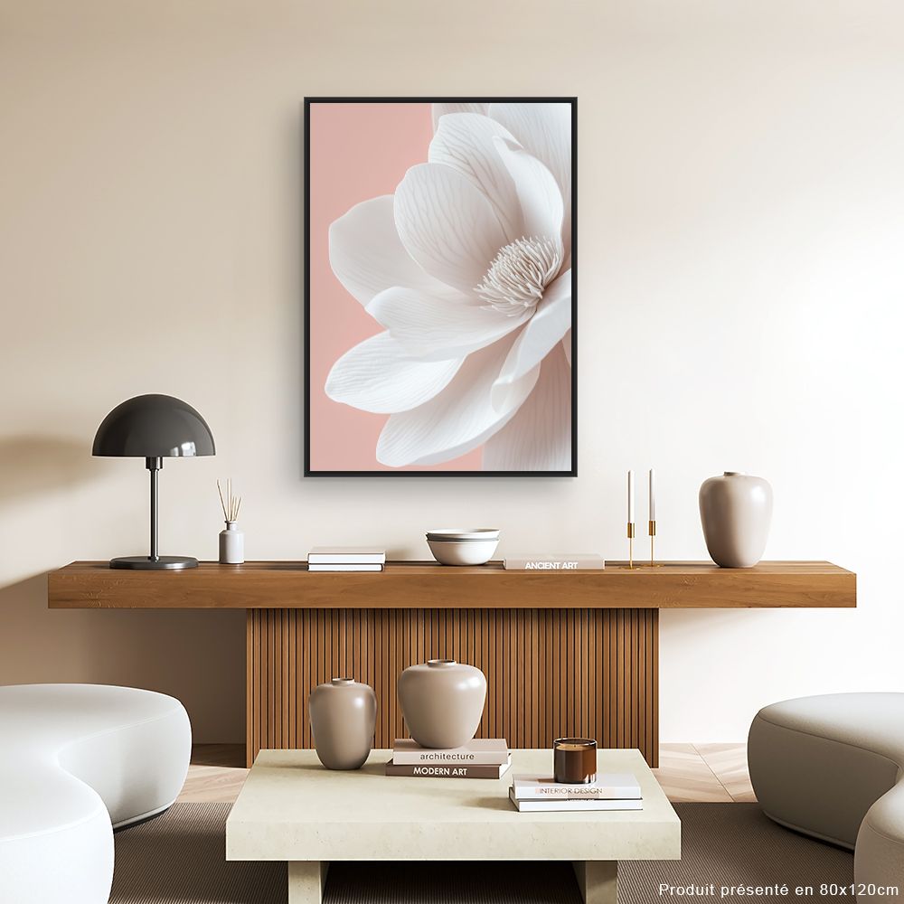 Toile "Fleur élégante"