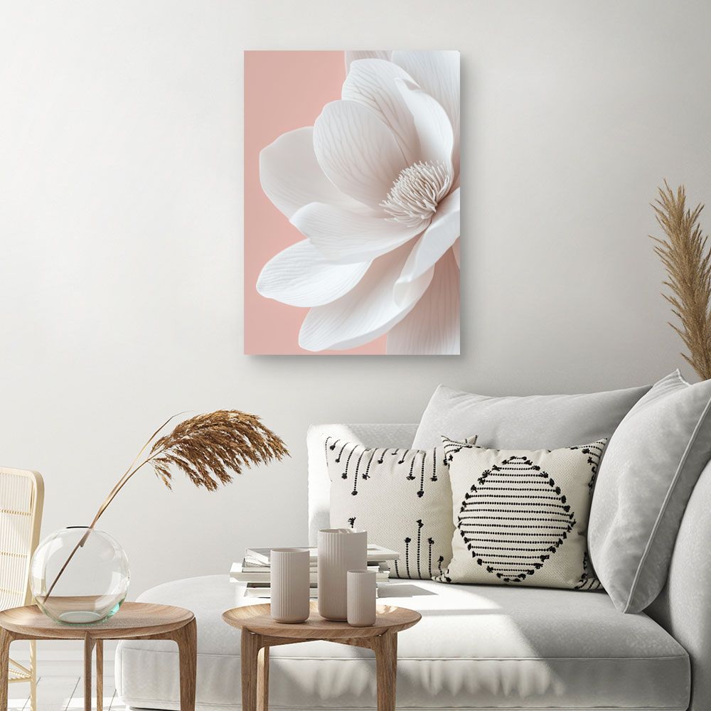 Toile "Fleur élégante"