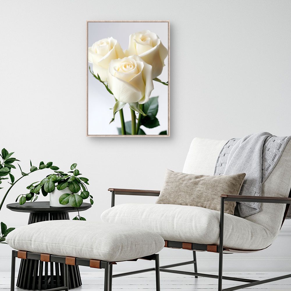 Toile "Roses élégantes"