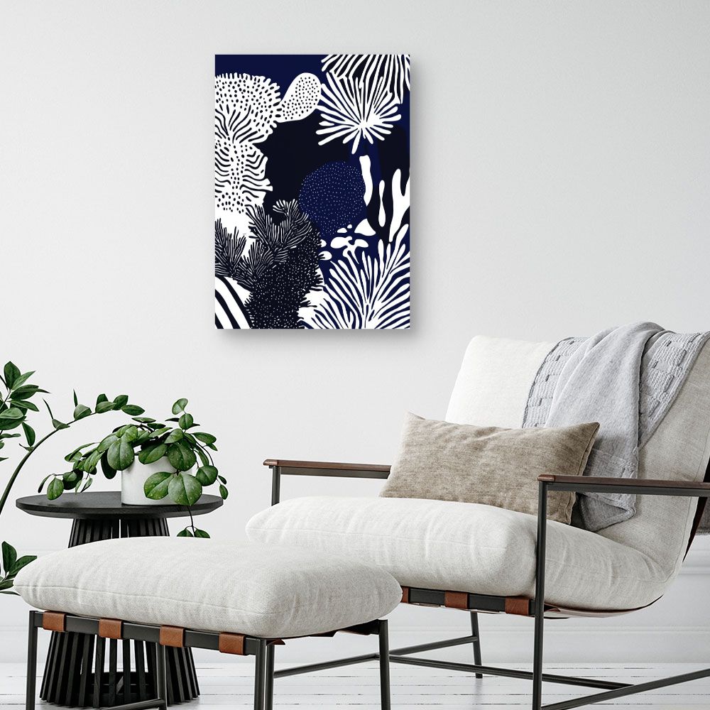 Toile "Coraux abstraits"