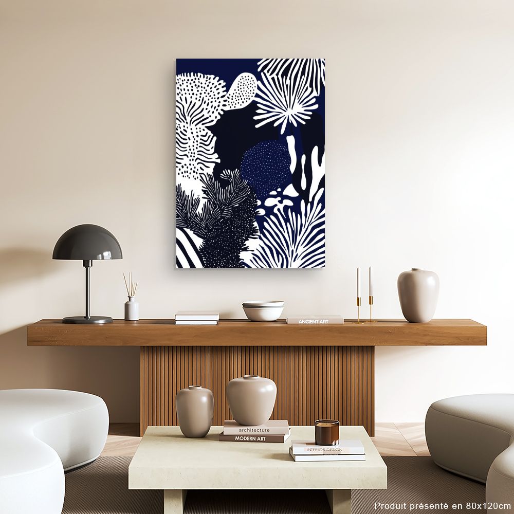 Toile "Coraux abstraits"