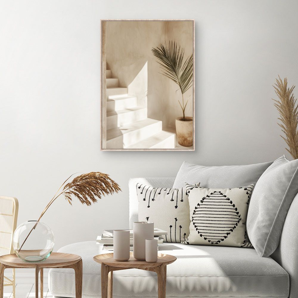 Toile Élégance minimaliste – toile cadre naturel (slide 1, 60×90)