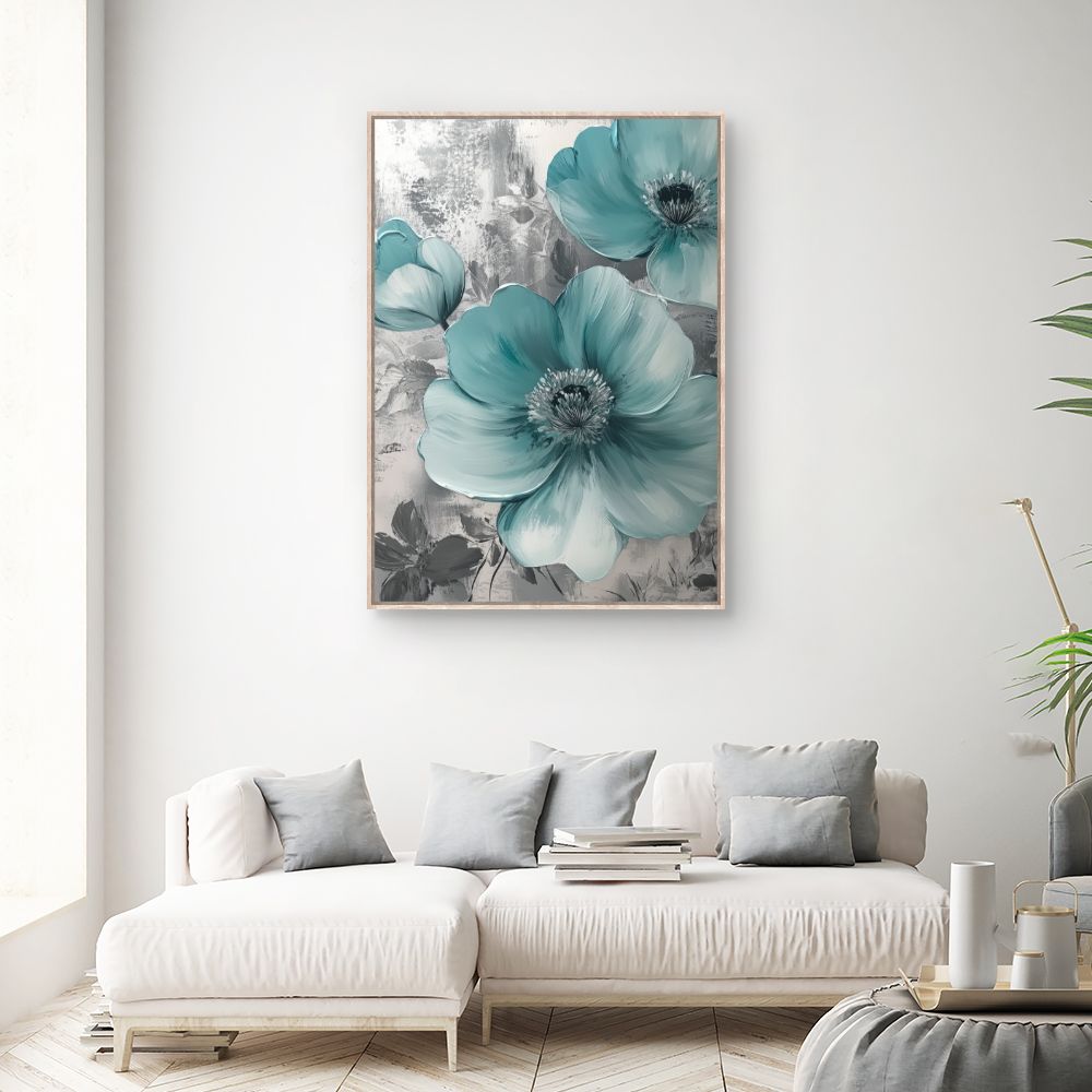 Toile "Fleurs élégantes"