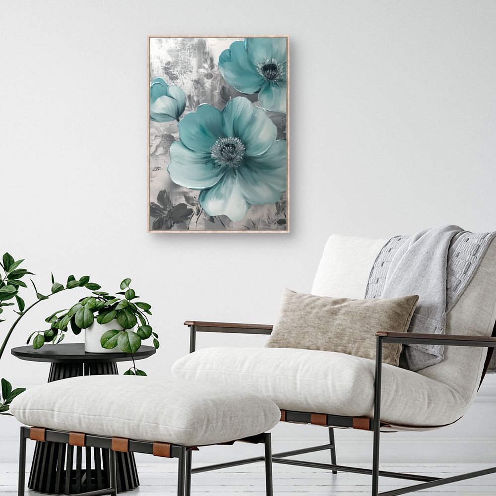 Toile "Fleurs élégantes"