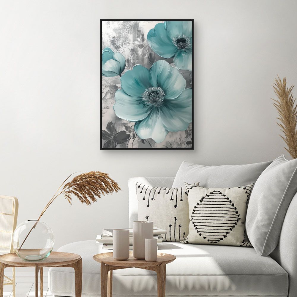 Toile "Fleurs élégantes"