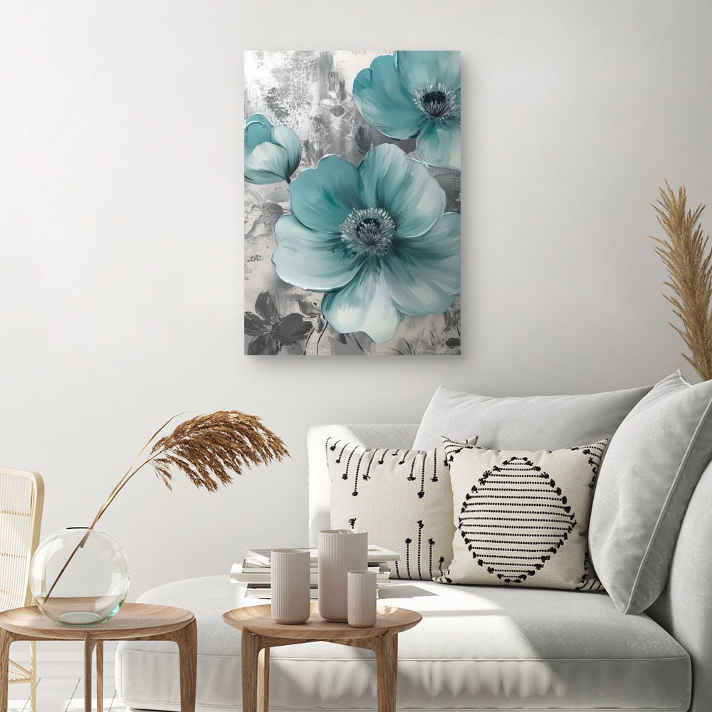 Toile "Fleurs élégantes"