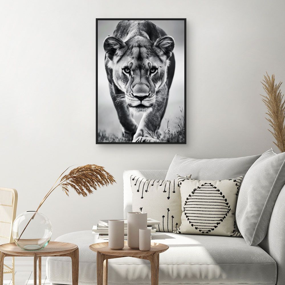 Toile "Lion majestueux"