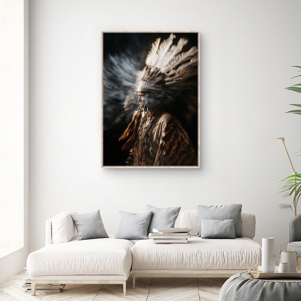 Toile "Fascinant mouvement tribal"