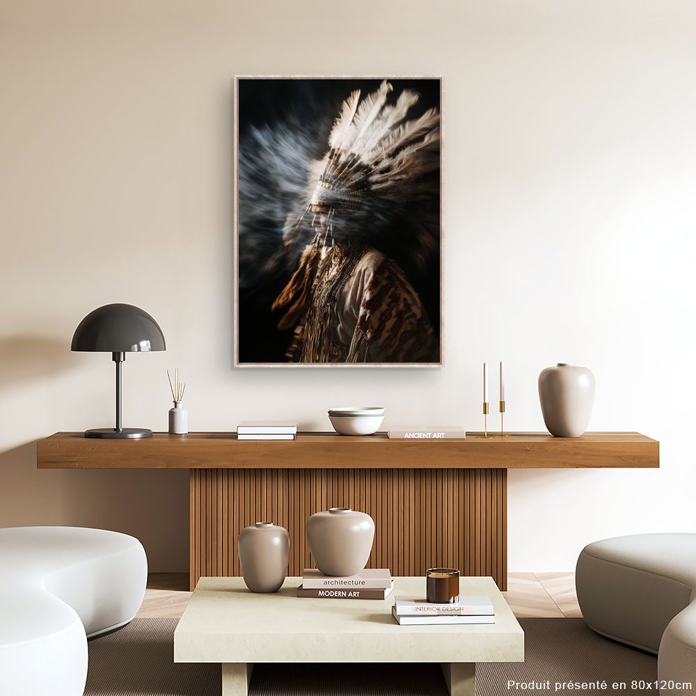 Toile "Fascinant mouvement tribal"