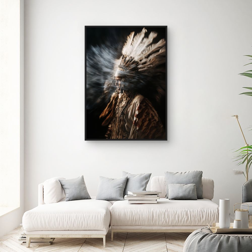 Toile "Fascinant mouvement tribal"