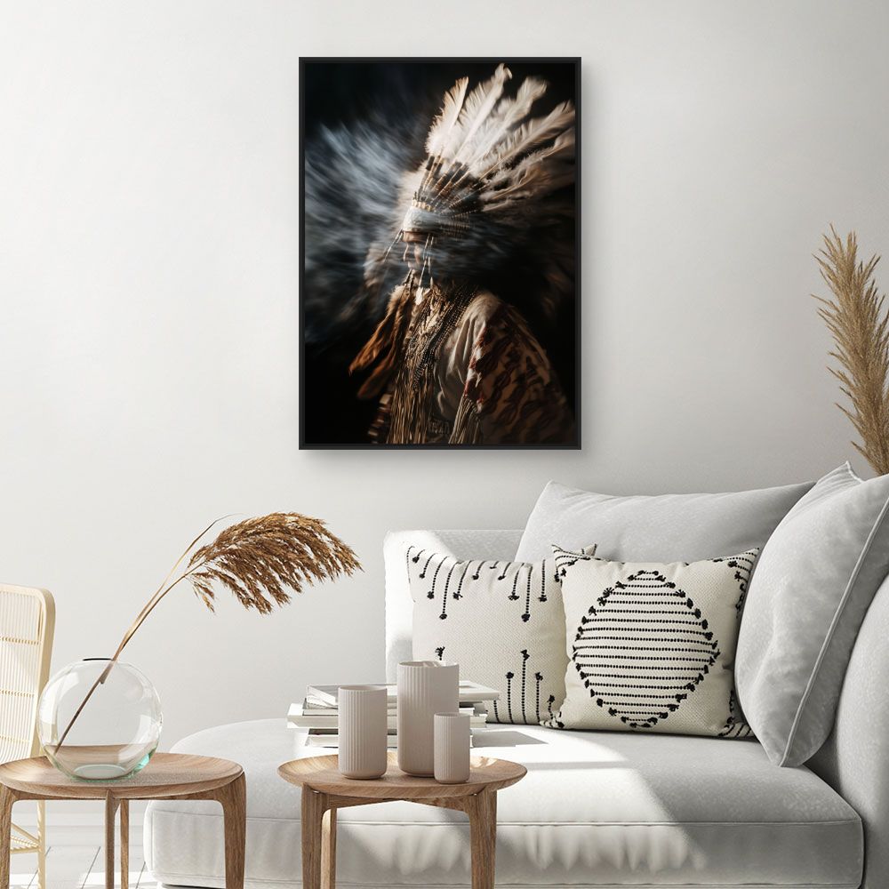 Toile "Fascinant mouvement tribal"