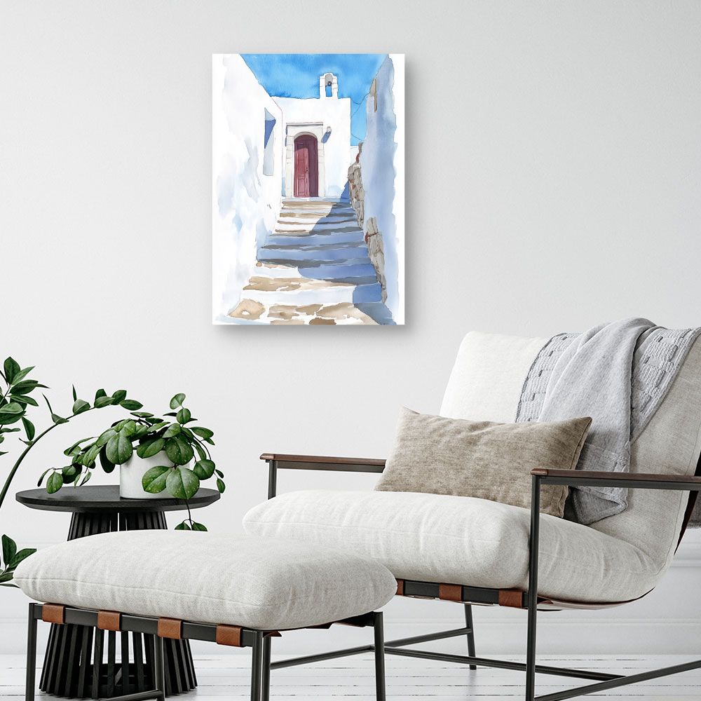 Toile "Escalier ensoleillé"