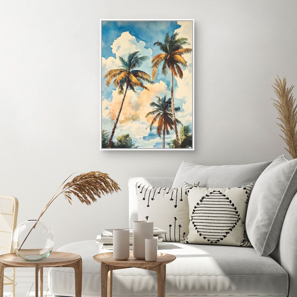 Toile "Palmiers tropicaux"