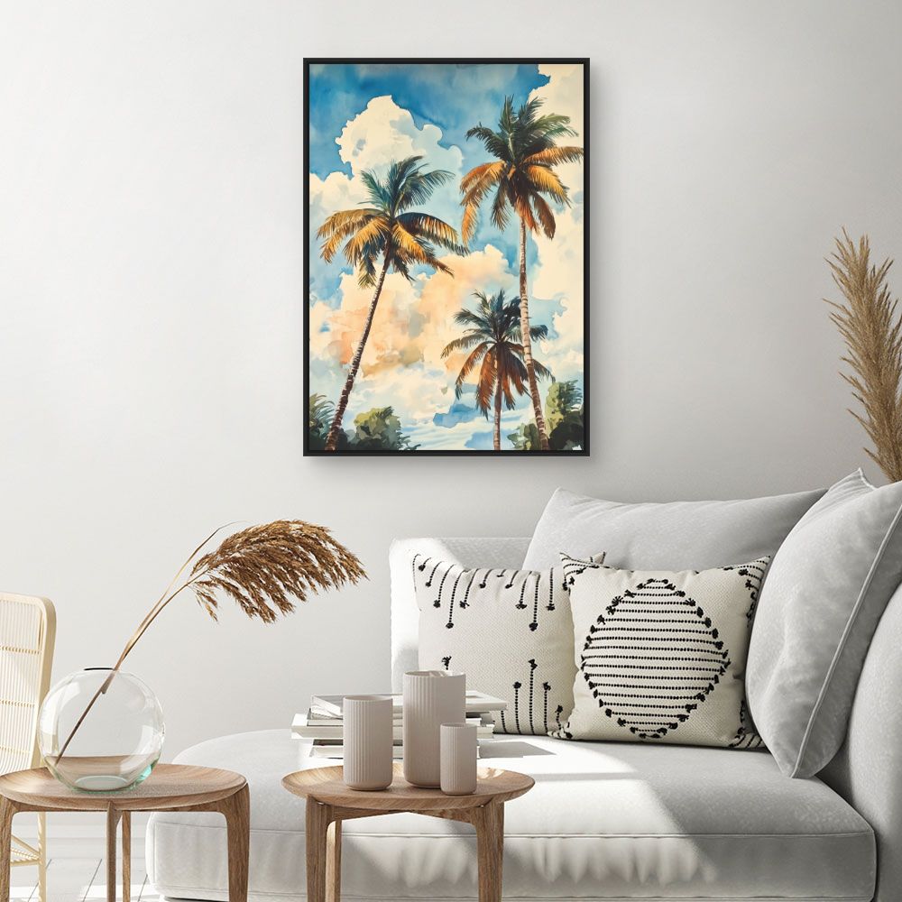 Toile "Palmiers tropicaux"
