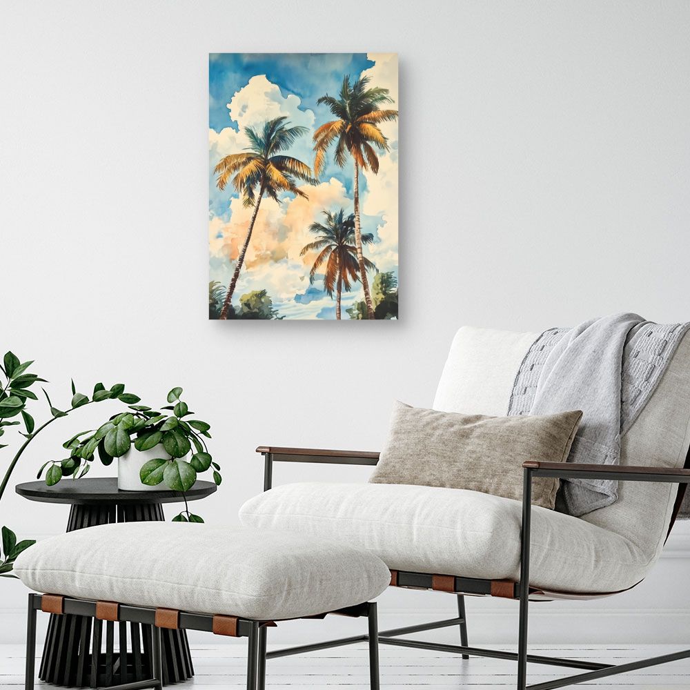 Toile "Palmiers tropicaux"
