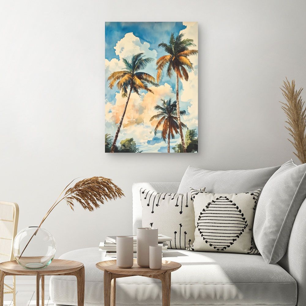 Toile "Palmiers tropicaux"