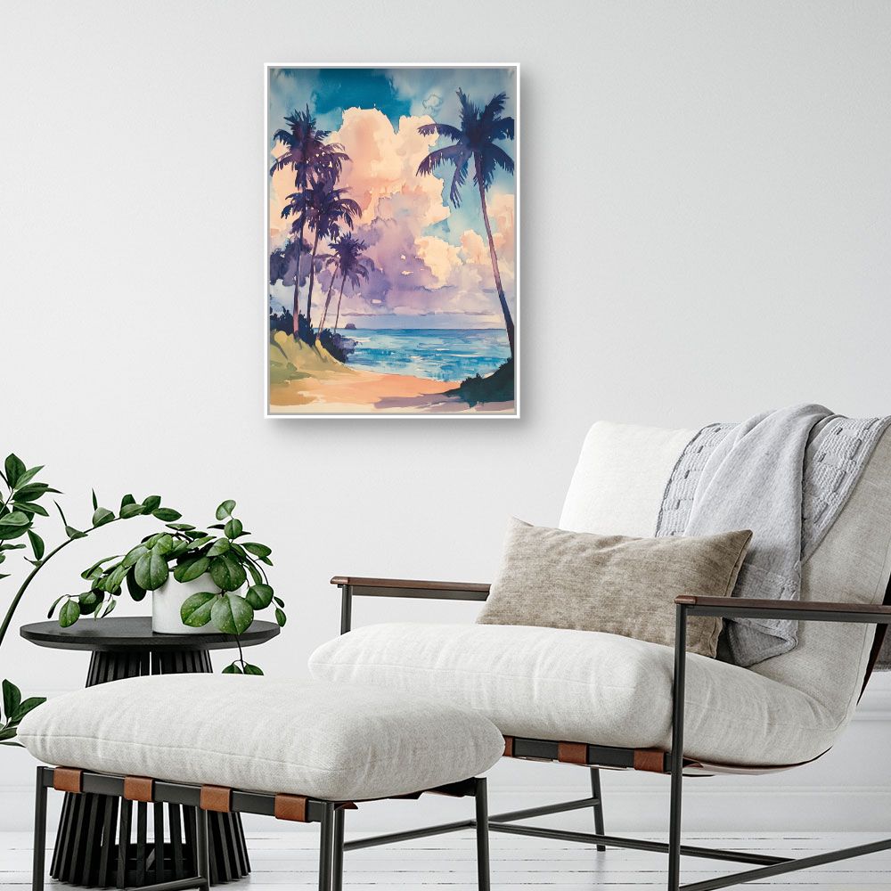 Toile "Palmiers tropicaux"